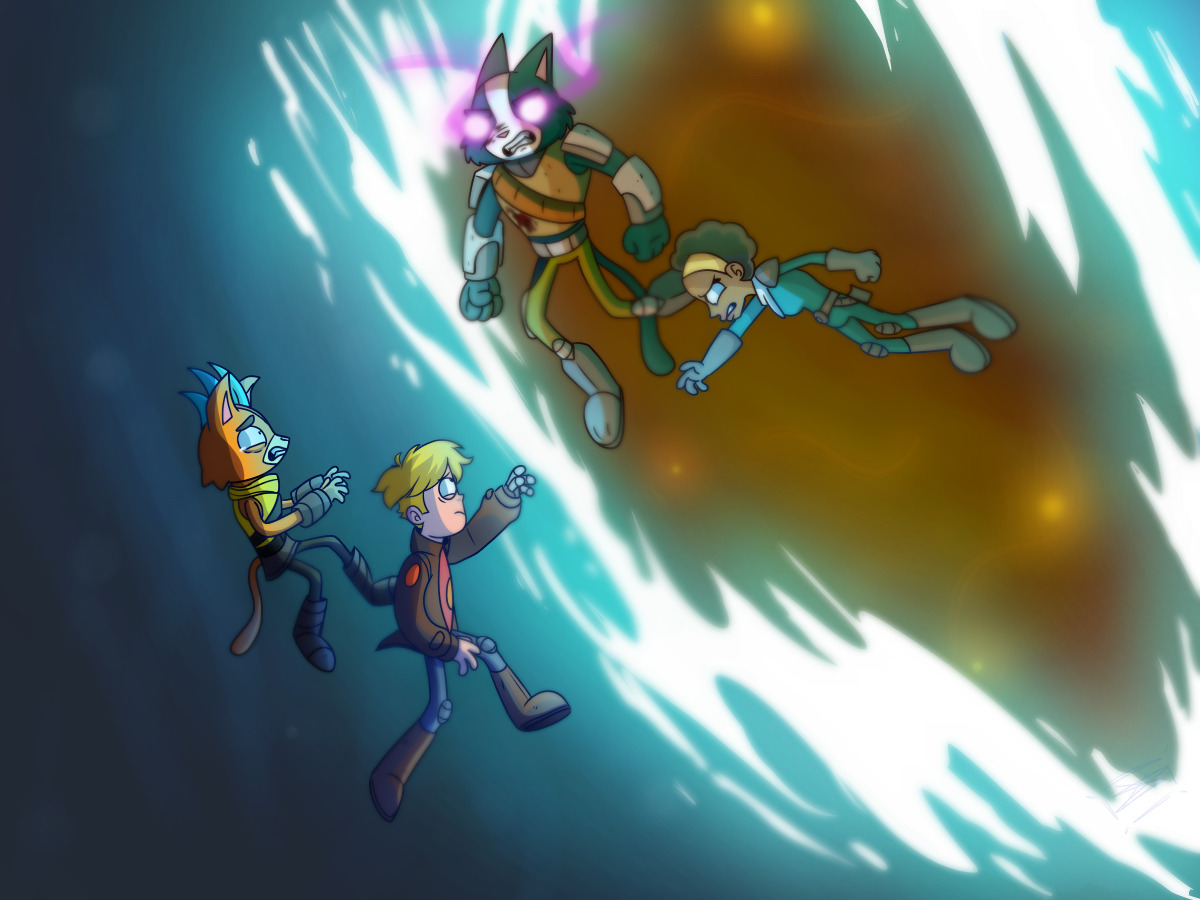 Download Portal Quinn Airgon Avocato (Final Space) Little Cato (Final Space) Gary Goodspeed TV Show Final Space Art