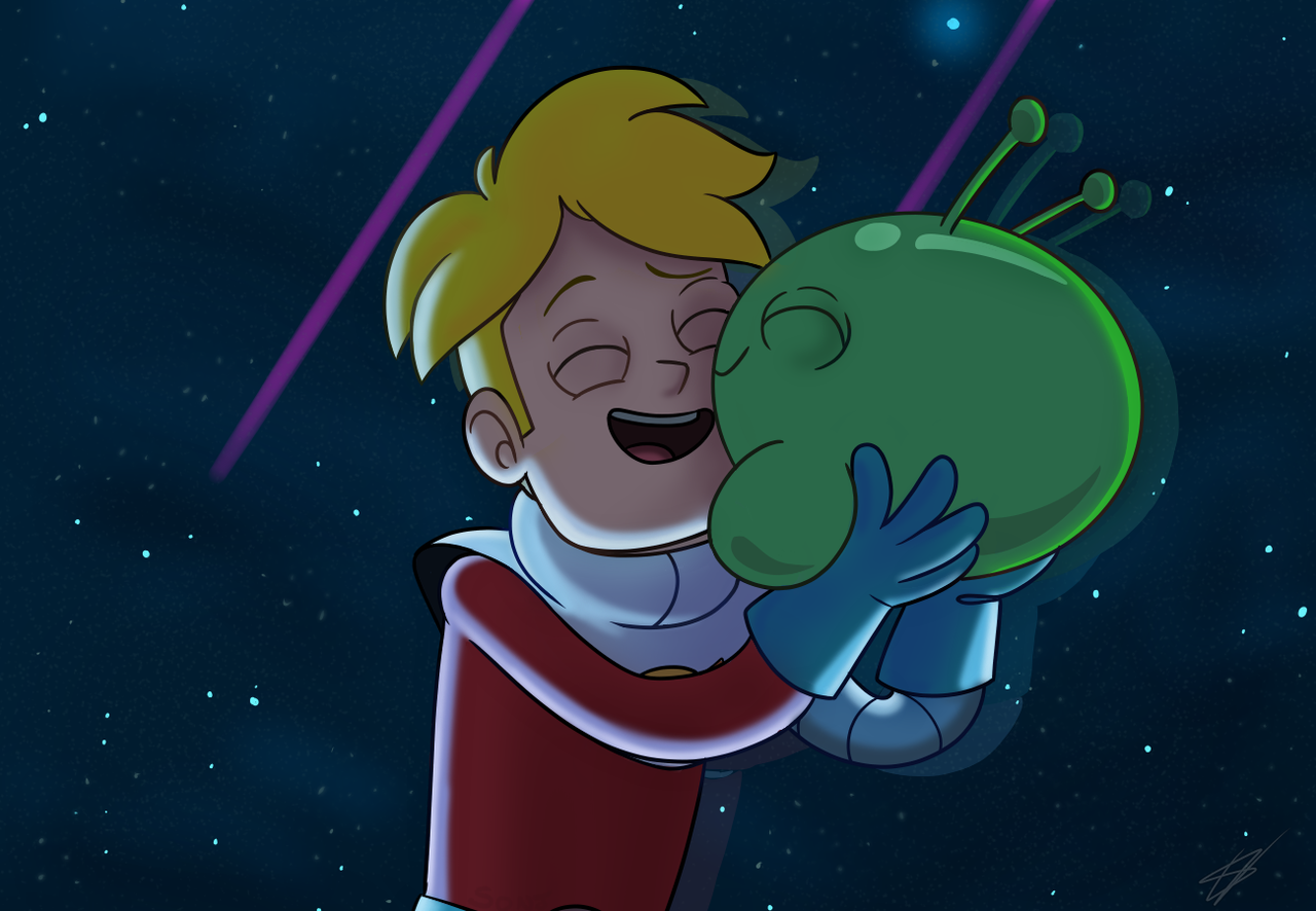Download Blonde Alien Mooncake (Final Space) Gary Goodspeed TV Show Final Space Art