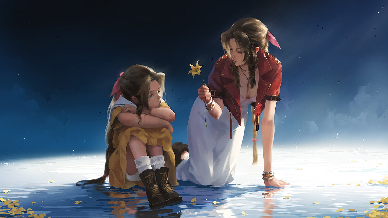 Download Aerith Gainsborough Video Game Final Fantasy VII Remake Art