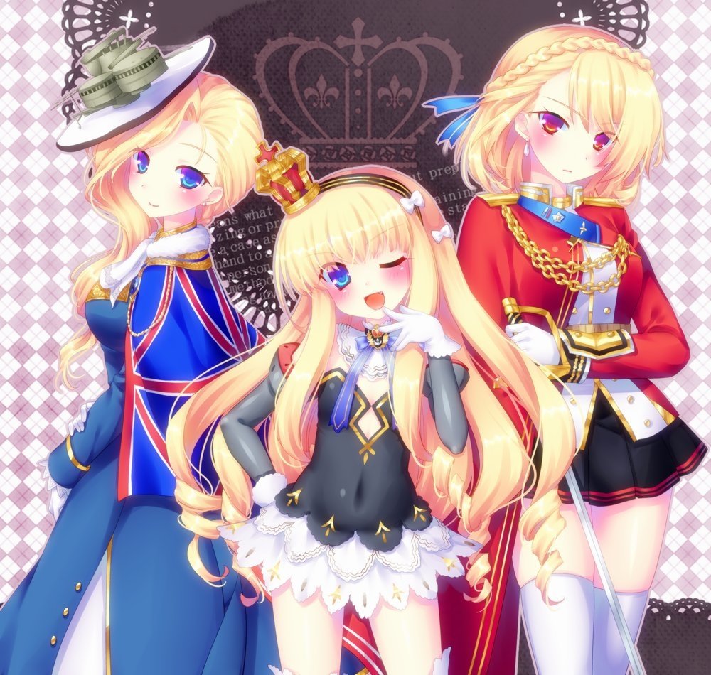 Download Prince Of Wales (Azur Lane) Queen Elizabeth (Azur Lane) Hood (Azur Lane) Anime Azur Lane Art