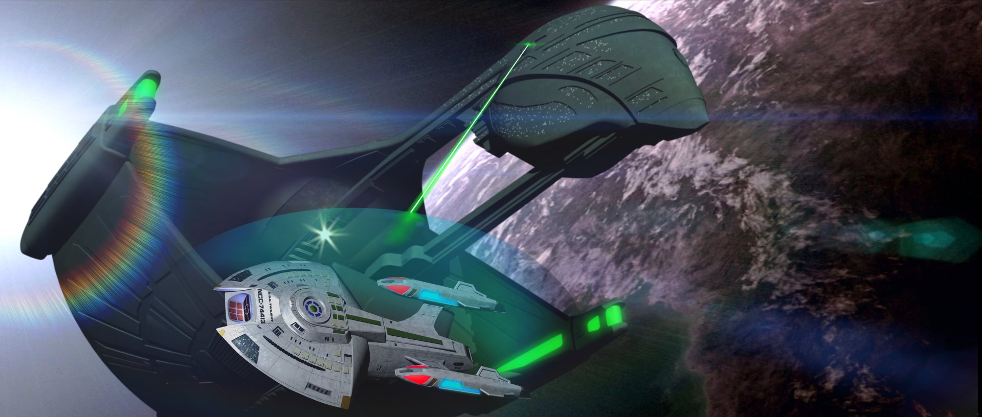 Download USS Twilight (Star Trek) Nova Class Starship Sci Fi Star Trek Art