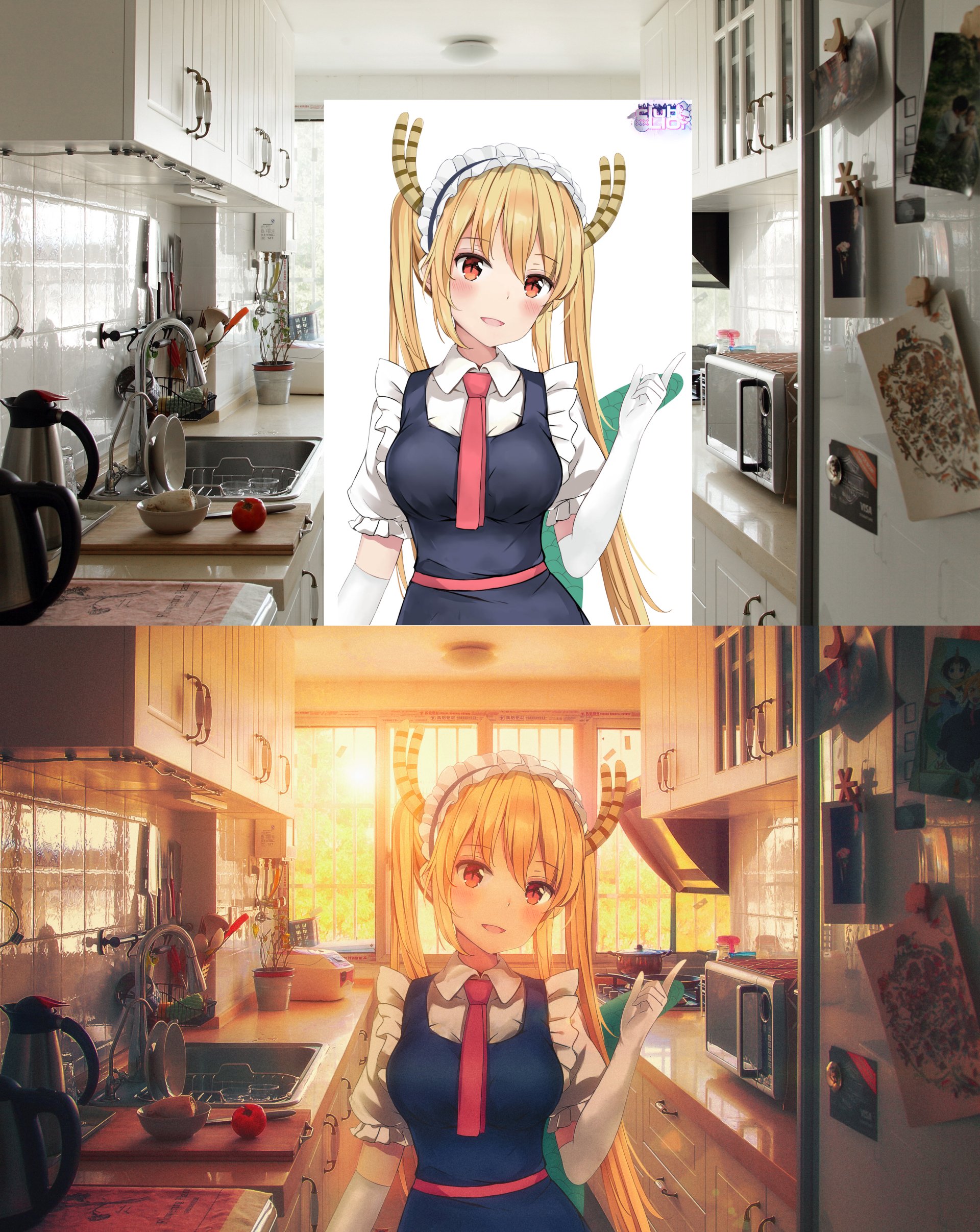 Download Miss Kobayashi's Dragon Maid Tohru (Miss Kobayashi's Dragon Maid) Anime Art