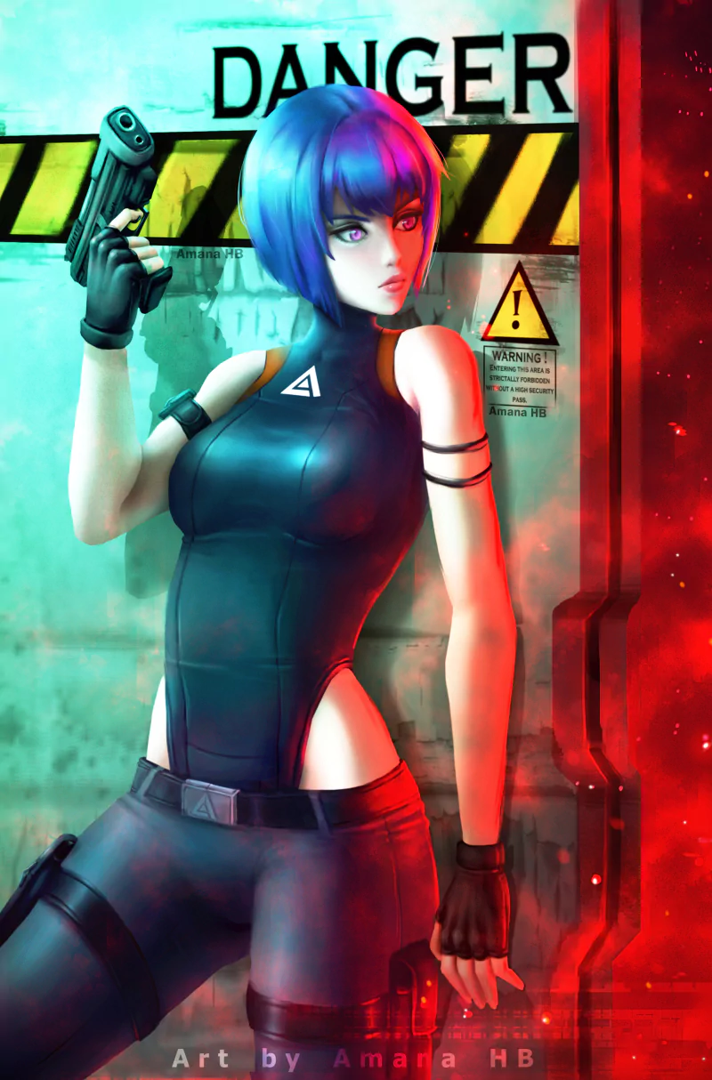 gun Motoko Kusanagi Anime Ghost in the Shell: SAC_2045 Image