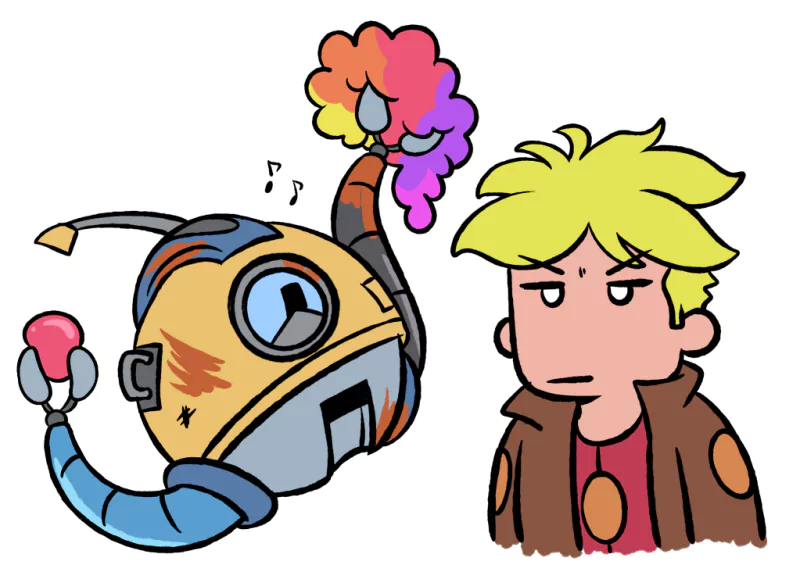 blonde robot KVN (Final Space) Gary Goodspeed TV Show Final Space Image
