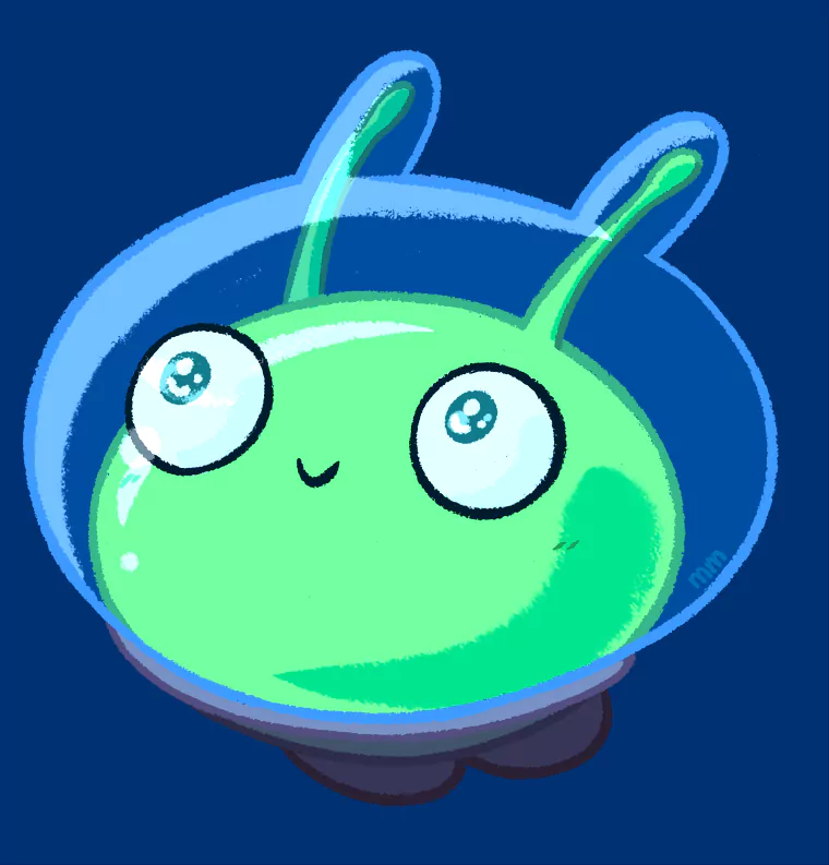 smile cute alien Mooncake (Final Space) TV Show Final Space Image