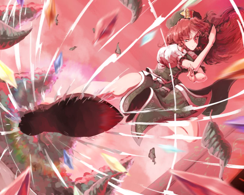 Hong Meiling Anime Touhou Image