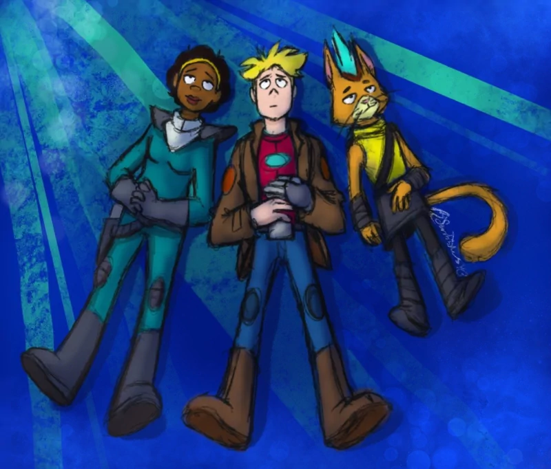 blonde Little Cato (Final Space) Quinn Airgon Gary Goodspeed TV Show Final Space Image