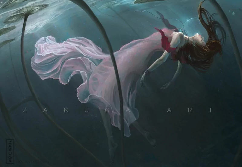 Aerith Gainsborough video game Final Fantasy Image