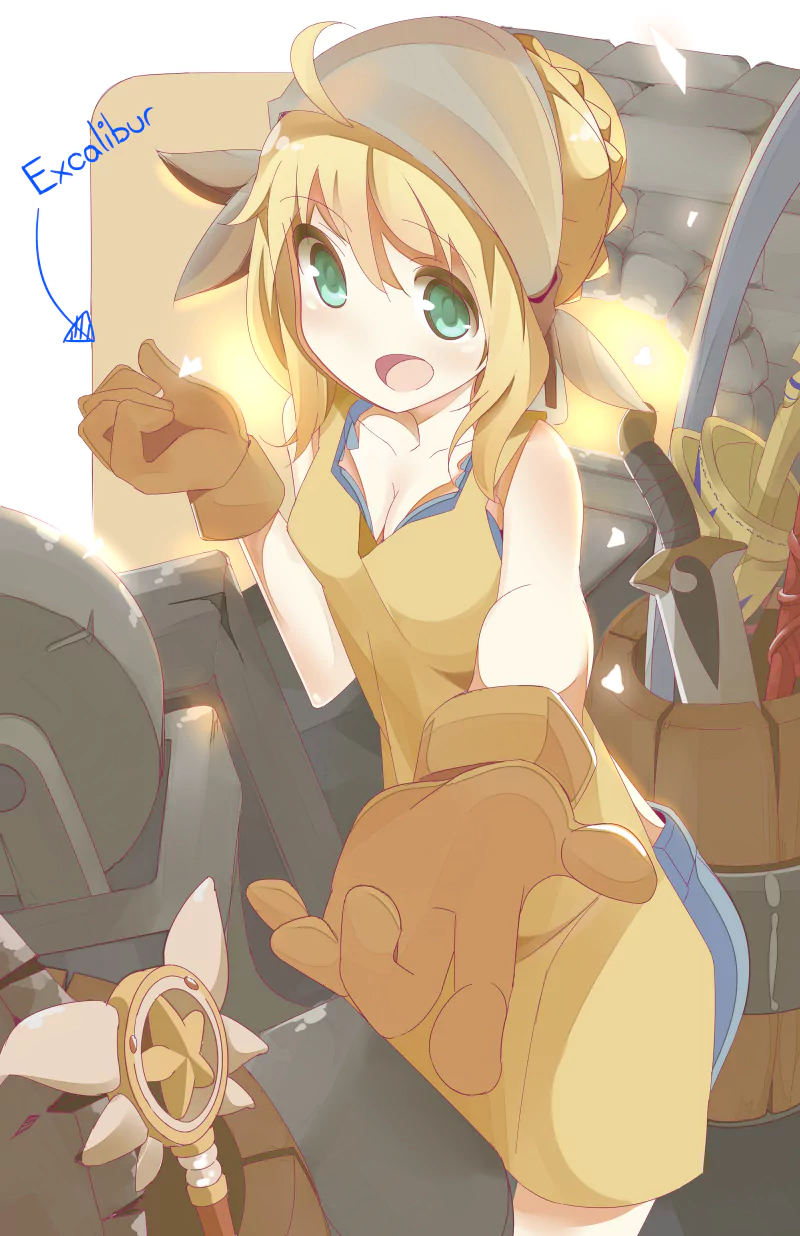  The “sword of promised victory” Excalibur has been reforged. by Phibonnachee