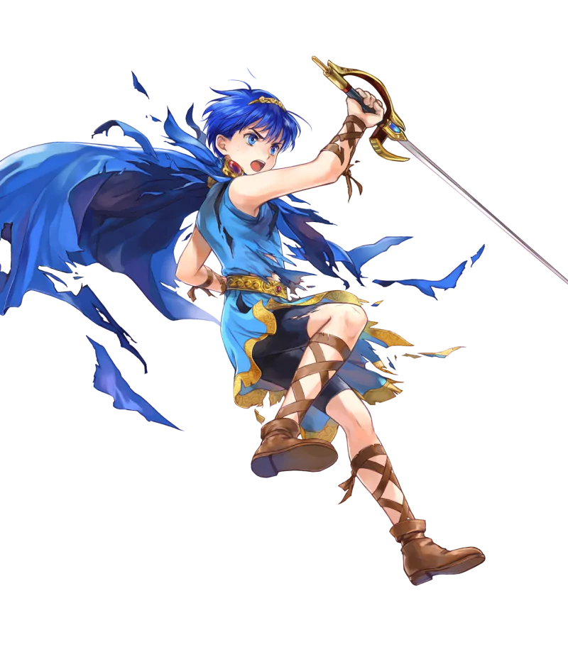 blue hair Marth (Fire Emblem) video game Fire Emblem Heroes Image