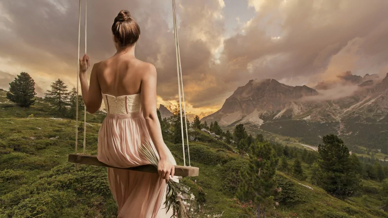 swing fantasy woman Image