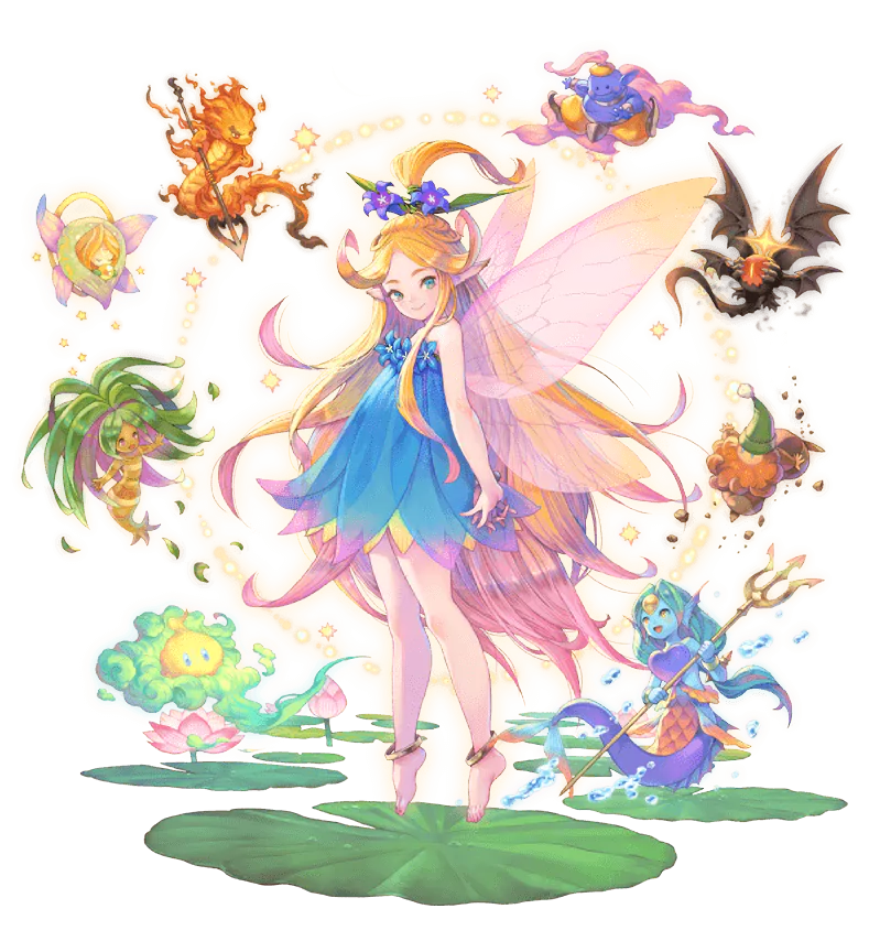 mermaid wings fairy video game Trials of Mana (2020) Image