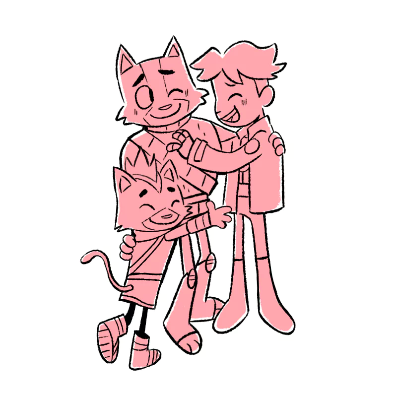 hug Little Cato (Final Space) Avocato (Final Space) Gary Goodspeed TV Show Final Space Image