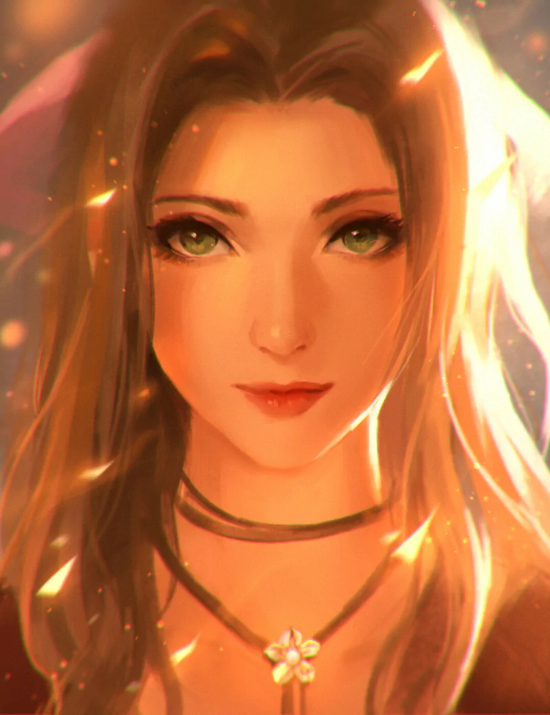 Aerith Gainsborough video game Final Fantasy VII Remake Image