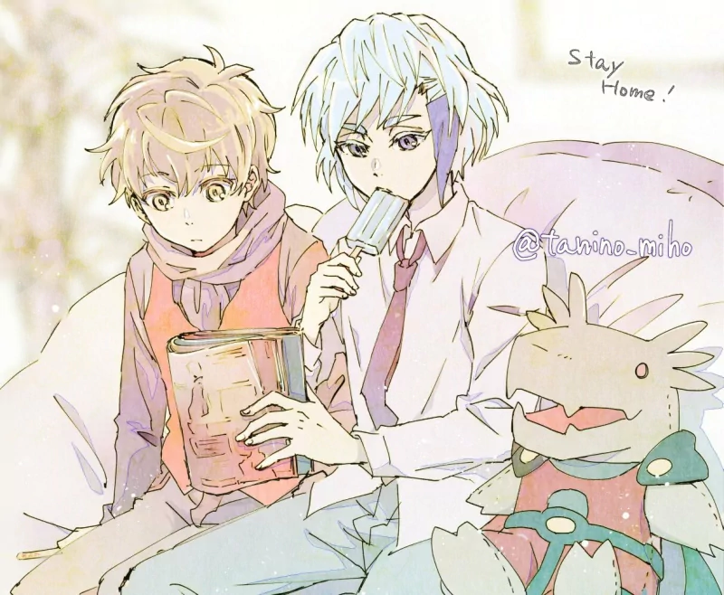  Khun, Bam and Rak by tanino_miho