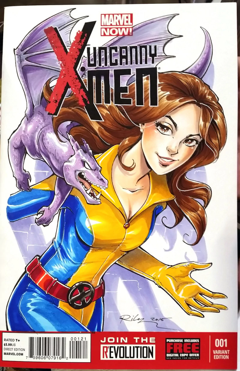 brown hair Lockheed (Marvel Comics) mutant X-Men Comic Kitty Pryde Image