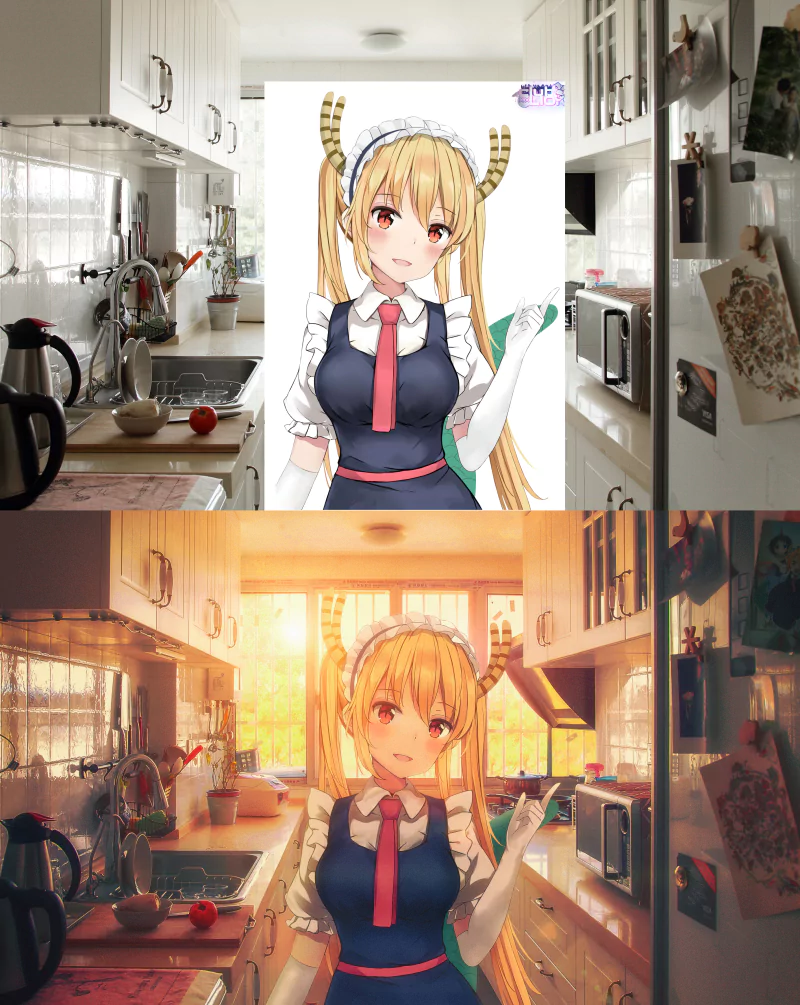  Before and after by GO海盗