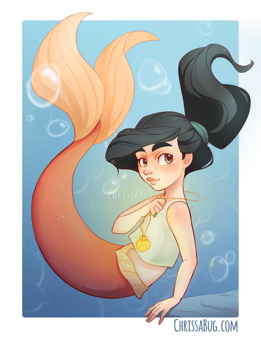 The Little Mermaid II: Return to the Sea Art by chrissabug