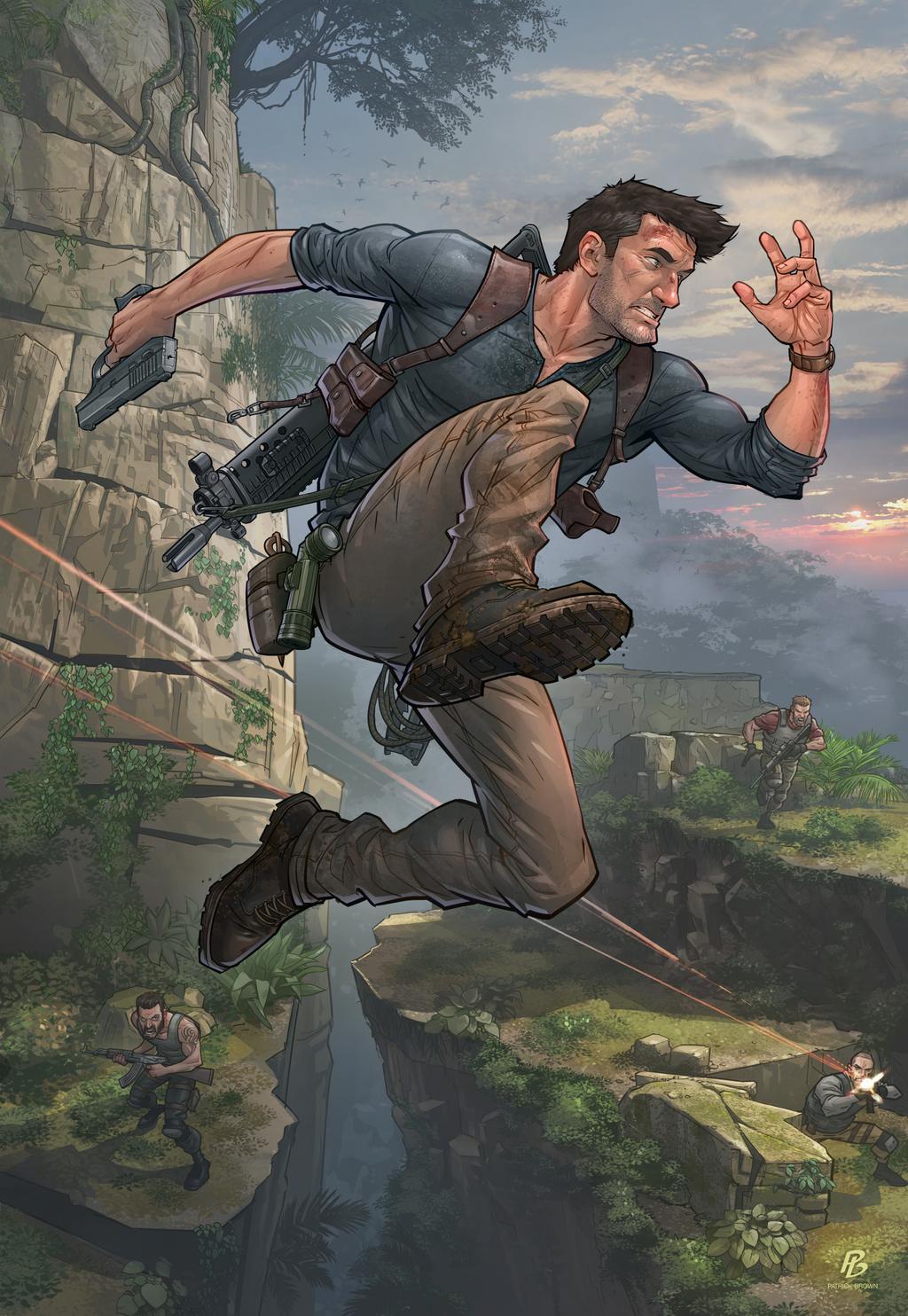 Uncharted 4: A Thief's End Art by Patrick Brown