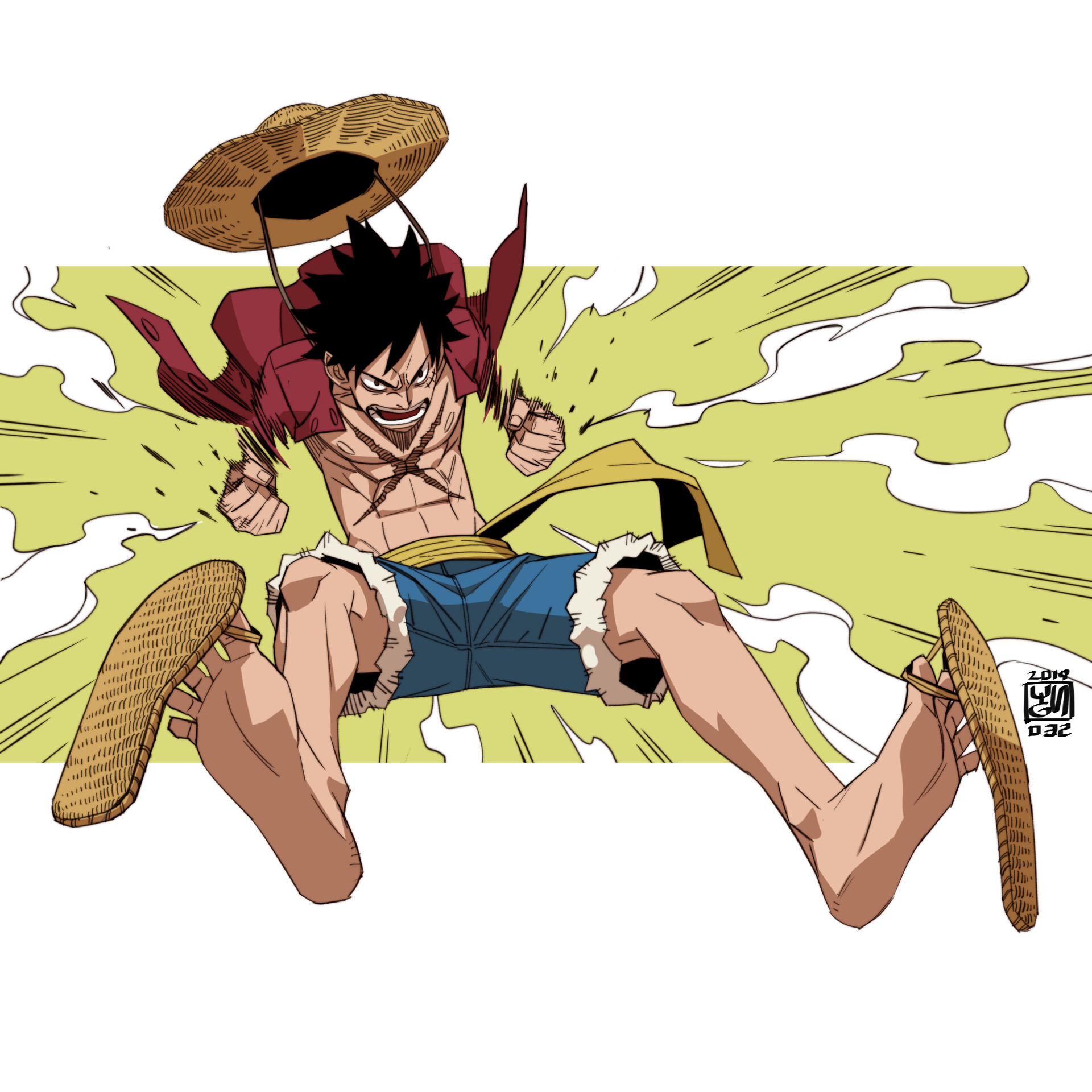 Anime One Piece Art by Yungun
