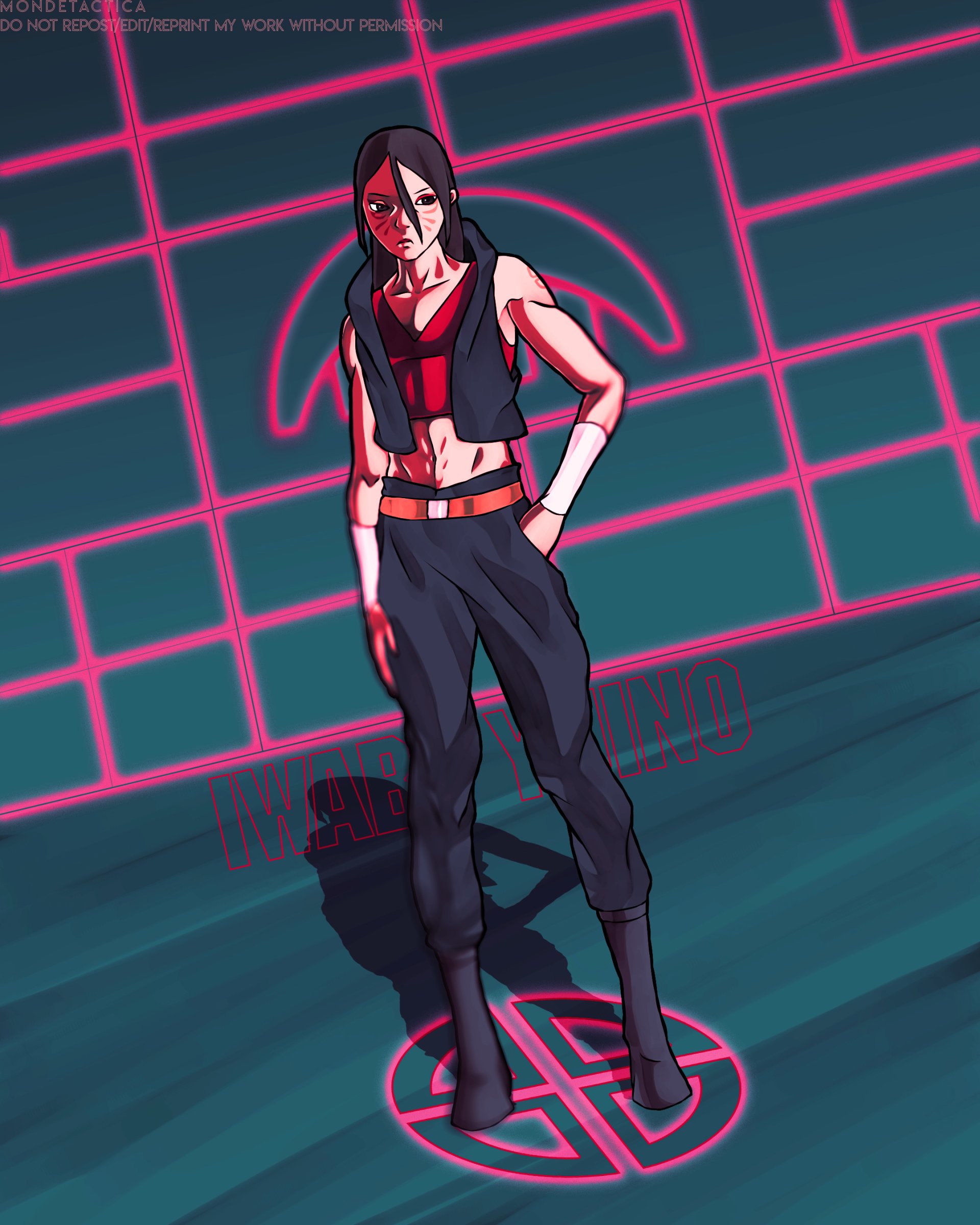 Download Iwabe Yuino Anime Boruto Art by mondetactica