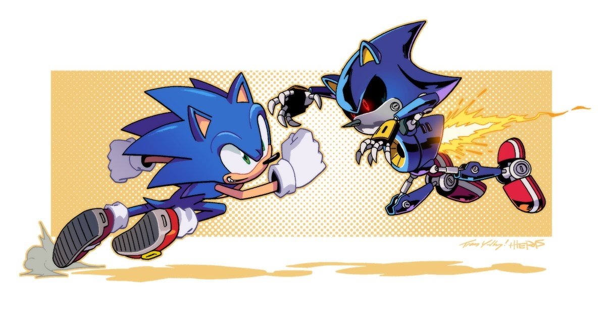 Download Metal Sonic Comic Sonic The Hedgehog Art