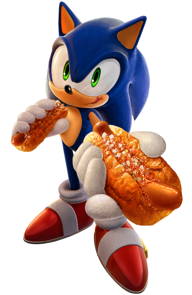 Download Sneakers Green Eyes Chili Dog Video Game Sonic The Hedgehog Art