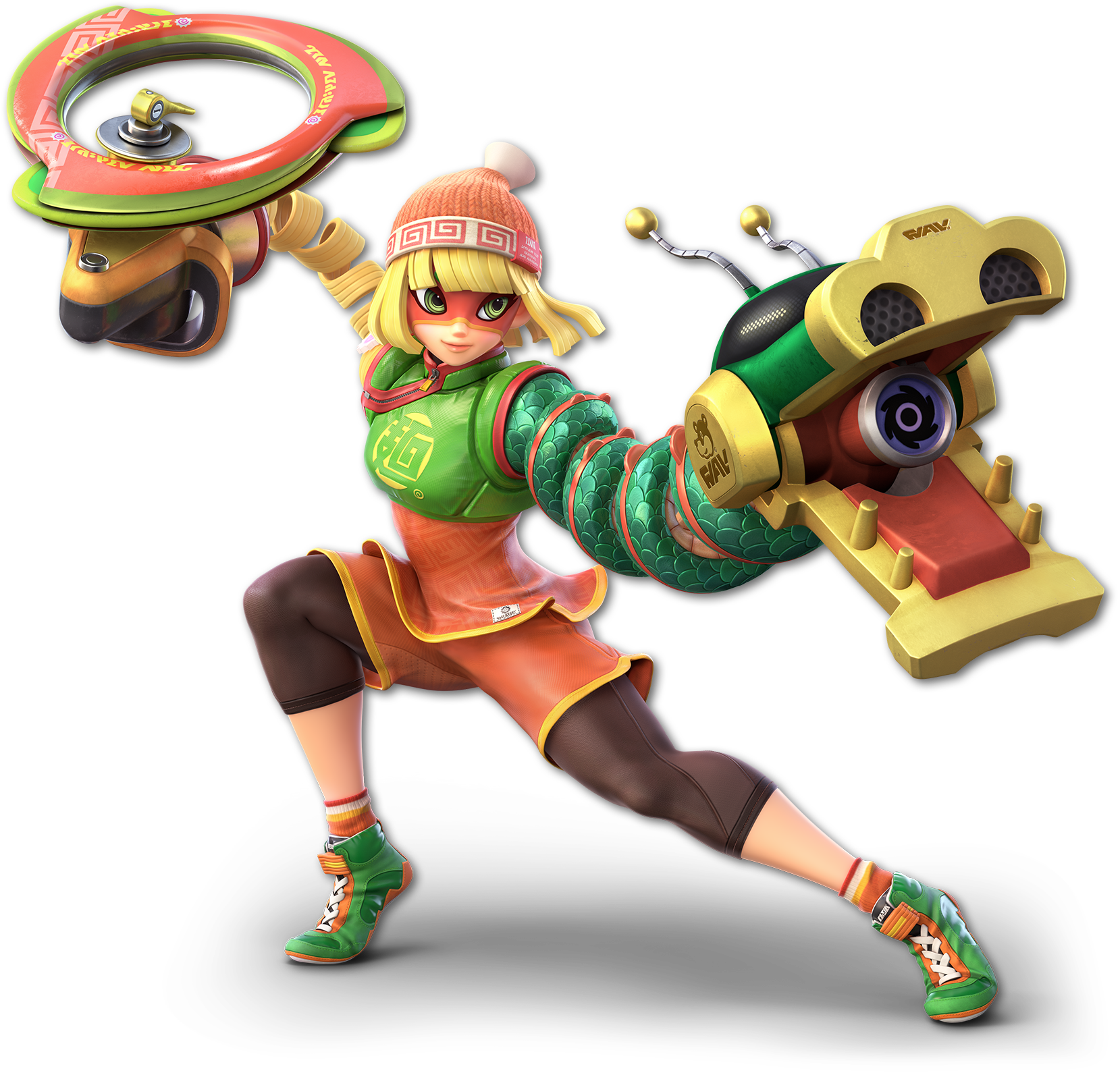 Download Min Min (Arms) Video Game Super Smash Bros. Ultimate Art