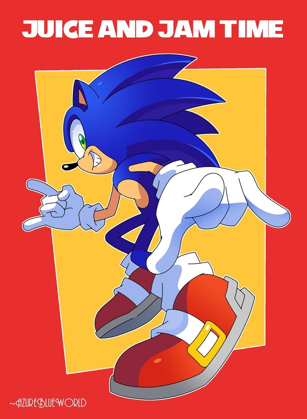 Download Green Eyes Sneakers Smile Comic Sonic The Hedgehog Art