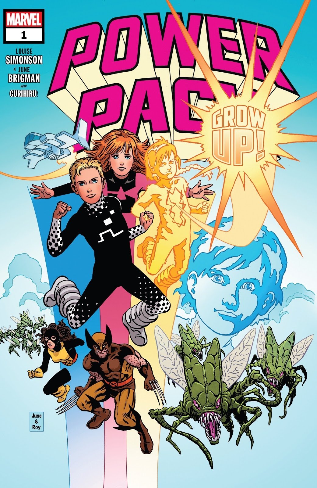 Download Kitty Pryde Logan James Howlett Mass Master (Marvel Comics) Energizer (Marvel Comics) Katie Power Zero-G (Marvel Comics) Lightspeed (Marvel Comics) Jack Power Julie Power Wolverine Alex Power Comic Power Pack Art