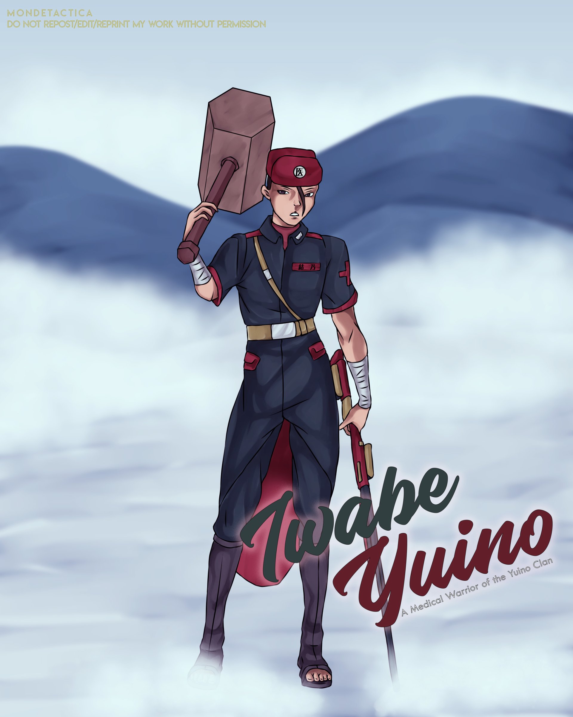 Download Iwabe Yuino Anime Boruto Art by mondetactica