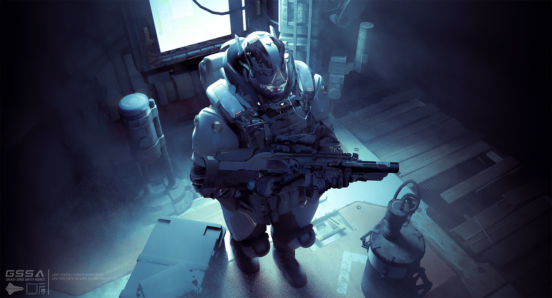 Download Sci Fi Warrior Art