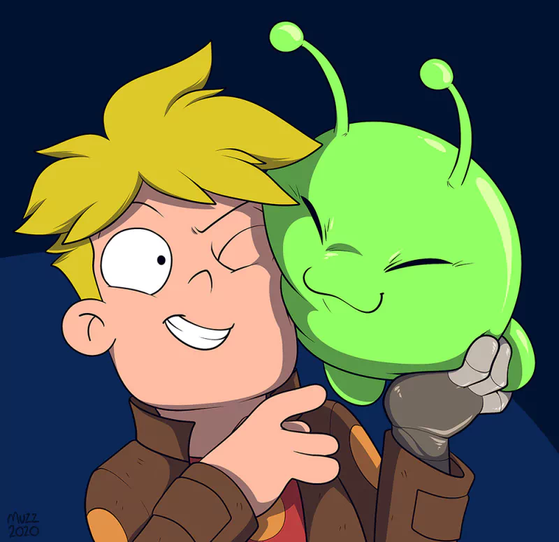 smile blonde alien cute Mooncake (Final Space) Gary Goodspeed TV Show Final Space Image