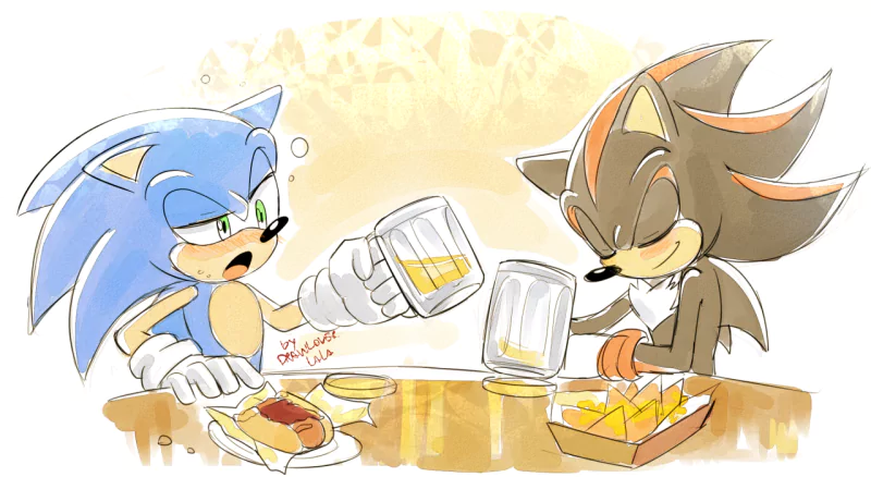 green eyes beer chili dog Shadow the Hedgehog video game Sonic the Hedgehog Image