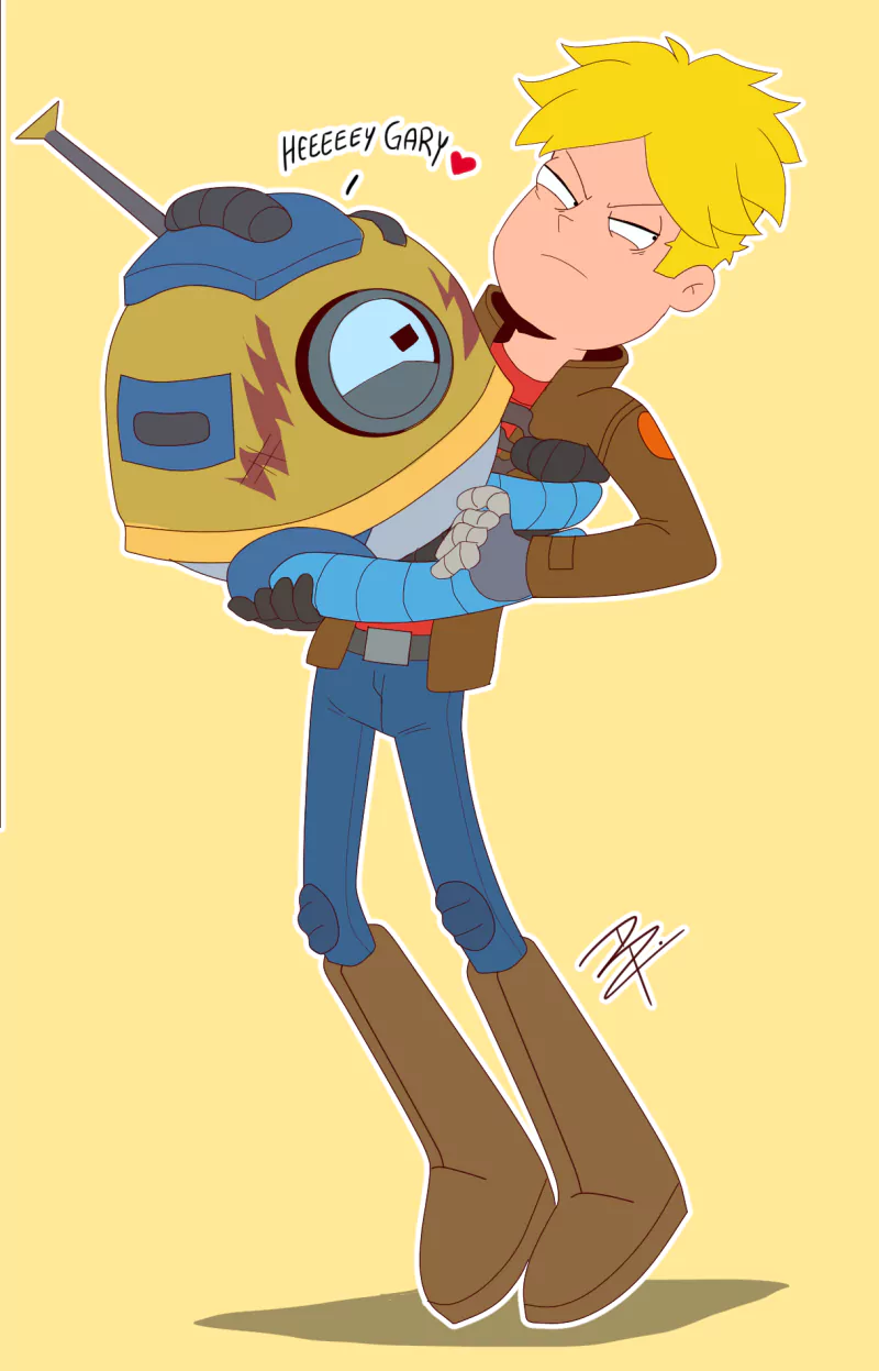robot boots blonde KVN (Final Space) Gary Goodspeed TV Show Final Space Image