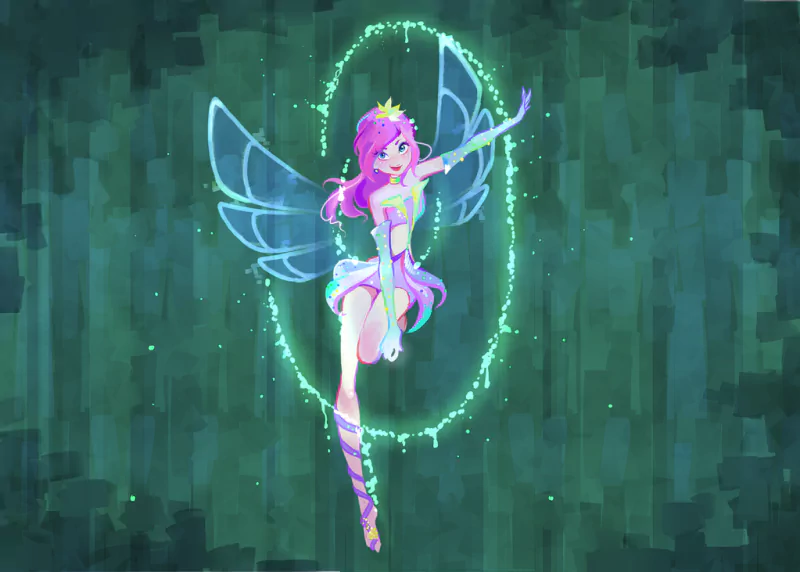 purple hair wings fairy Tecna (Winx Club) TV Show Winx Club Image