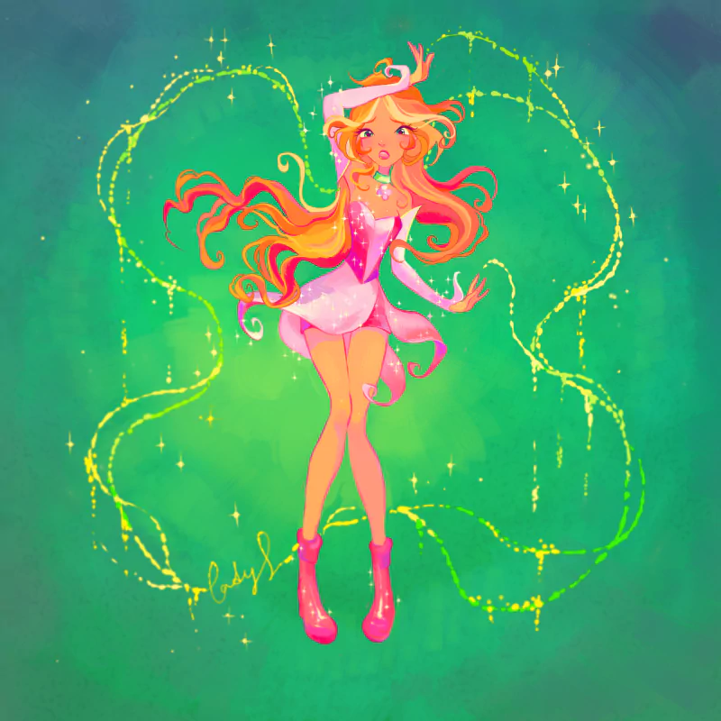 brown hair fairy Flora (Winx Club) TV Show Winx Club Image