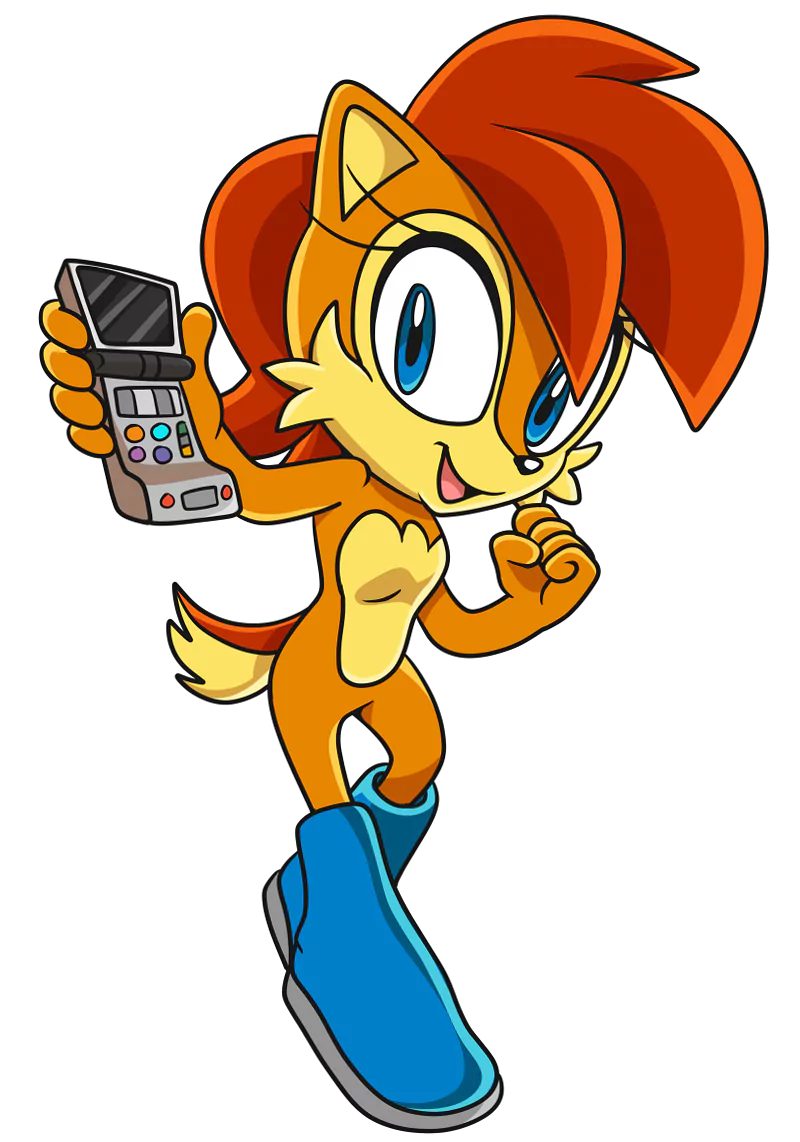 red hair boots blue eyes Sally Acorn TV Show Sonic the Hedgehog Image