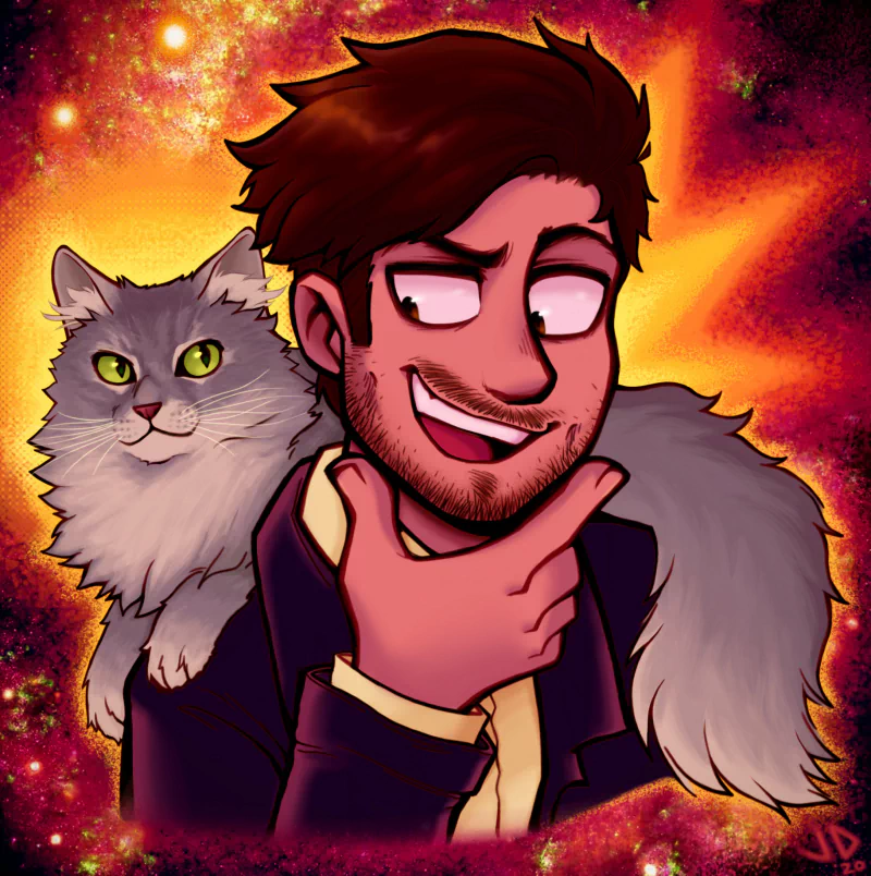 beard brown hair cat Celebrity Olan Rogers Image