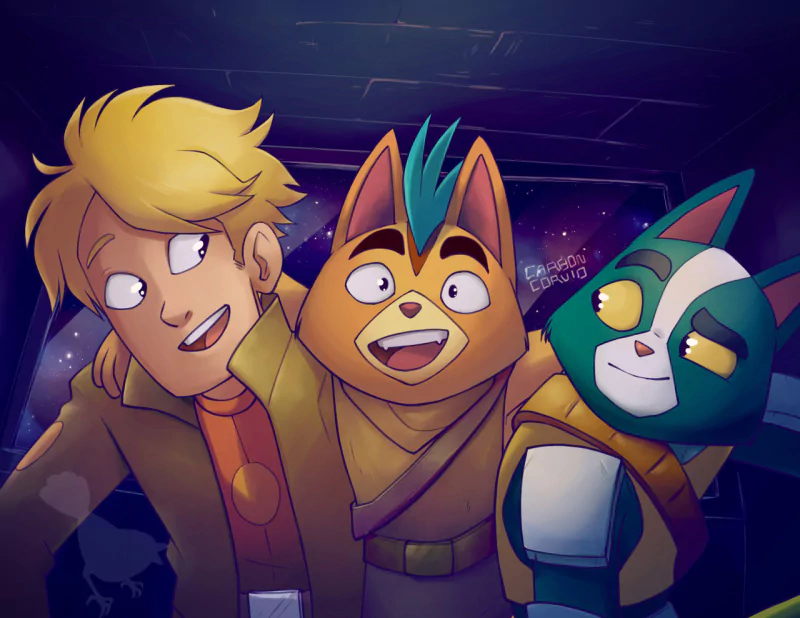 smile blonde Father's Day Little Cato (Final Space) Avocato (Final Space) Gary Goodspeed TV Show Final Space Image