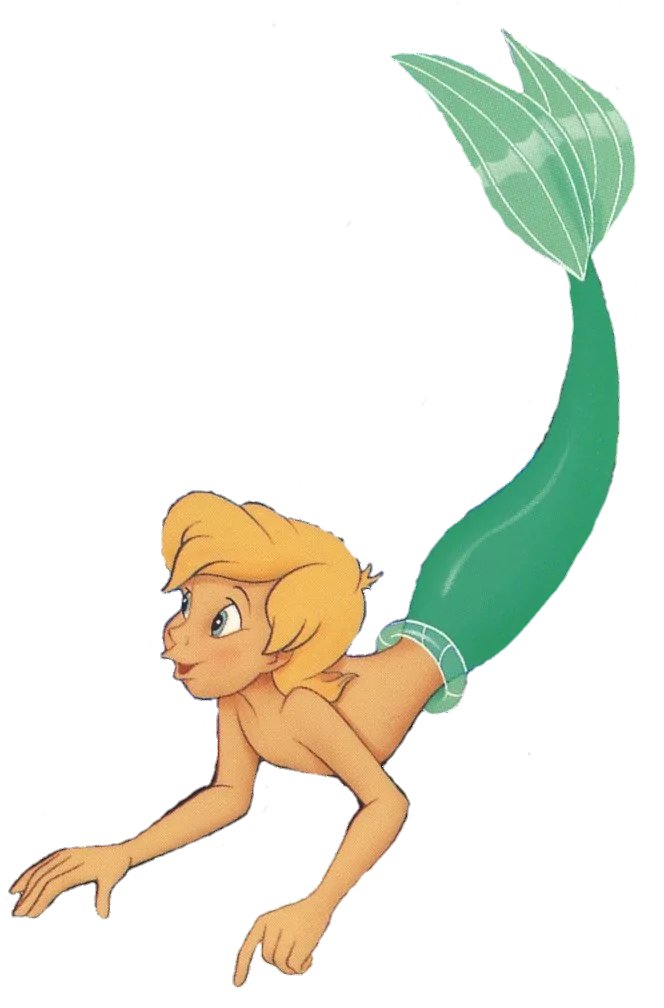 tail blonde merman Urchin (The Little Mermaid) TV Show The Little Mermaid Image
