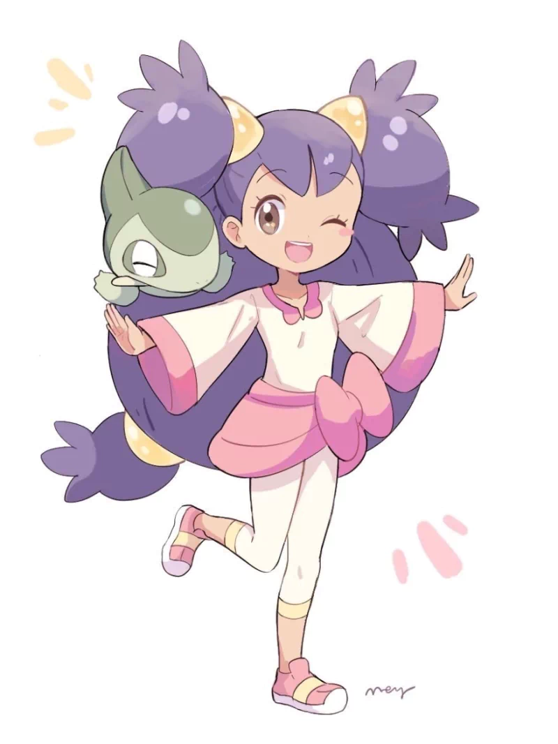 wink cute Iris (Pokémon) Anime Pokemon cute anime Image