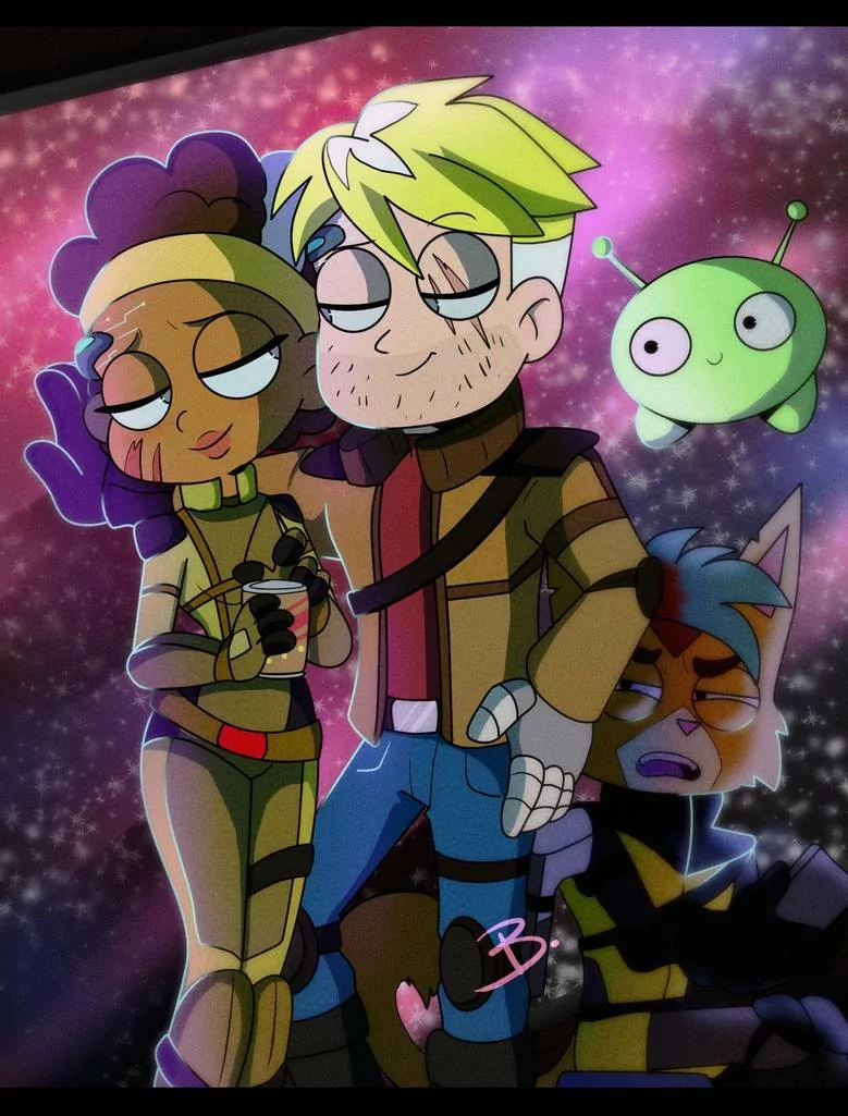smile alien Mooncake (Final Space) Little Cato (Final Space) Nightfall (Final Space) Gary Goodspeed TV Show Final Space Image