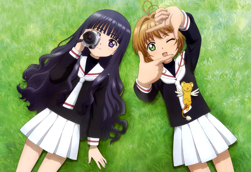Tomoyo Daidouji Cerberus (Cardcaptor Sakura) Sakura Kinomoto Anime Cardcaptor Sakura Image