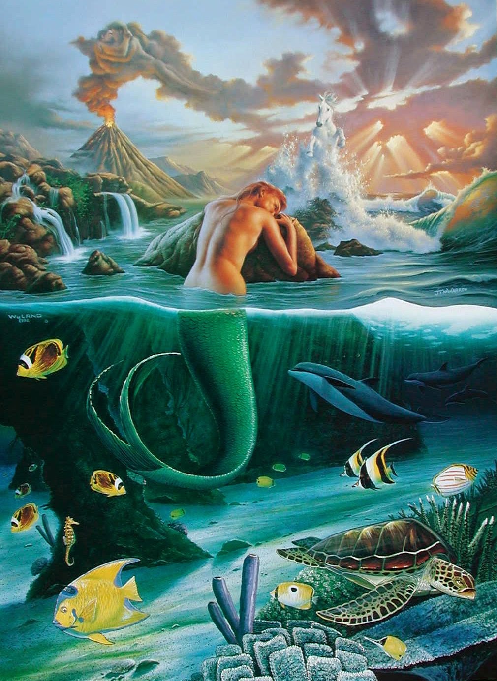 Fantasy Mermaid Art by Jim Warren
