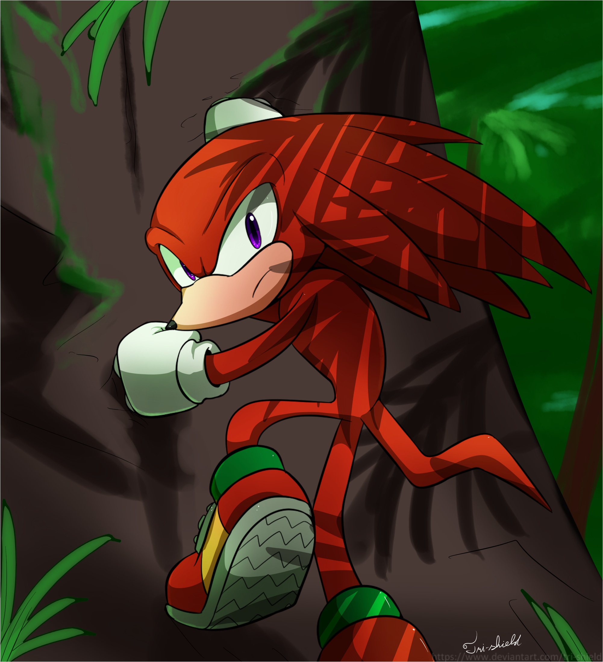 Sonic the Hedgehog Art by tri-shield