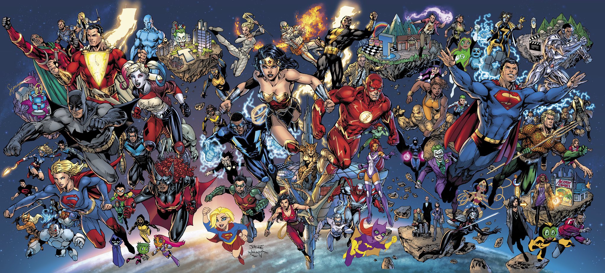 DC Comics Art by Jim Lee