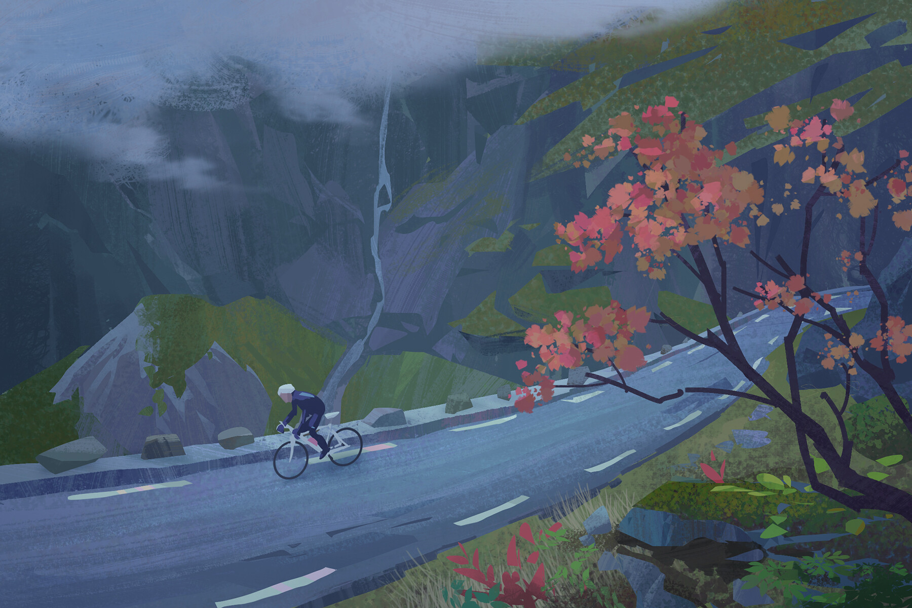 Cycling Art by Dan Zhao