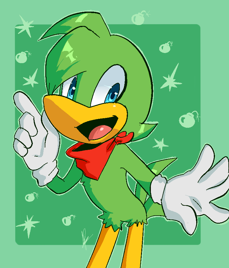 Download Blue Eyes Cute Bean The Dynamite Video Game Sonic The Hedgehog Art