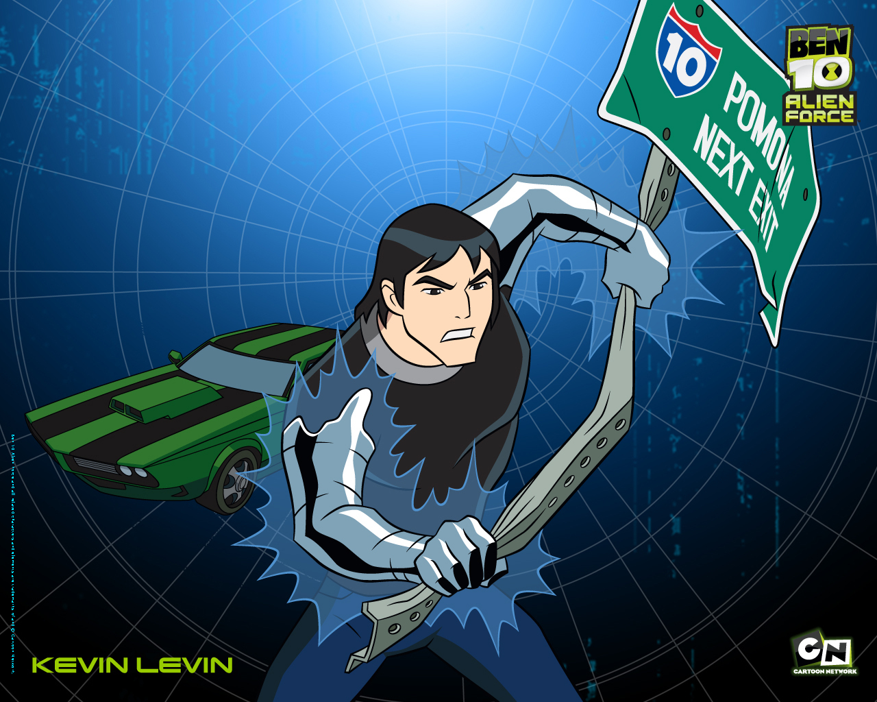 Download Black Hair Car Kevin Levin TV Show Ben 10: Alien Force Art
